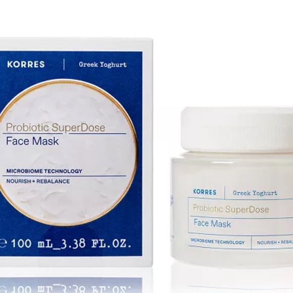 NIB korres Greek Yogurt Probiotic SuperDose Face Mask $58 insane deal - Picture 2 of 7
